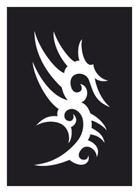 Tattoo-Schablone Tribal 7/ NETTOPREIS!
