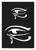 Tattoo Schablone Ägyptisches Auge