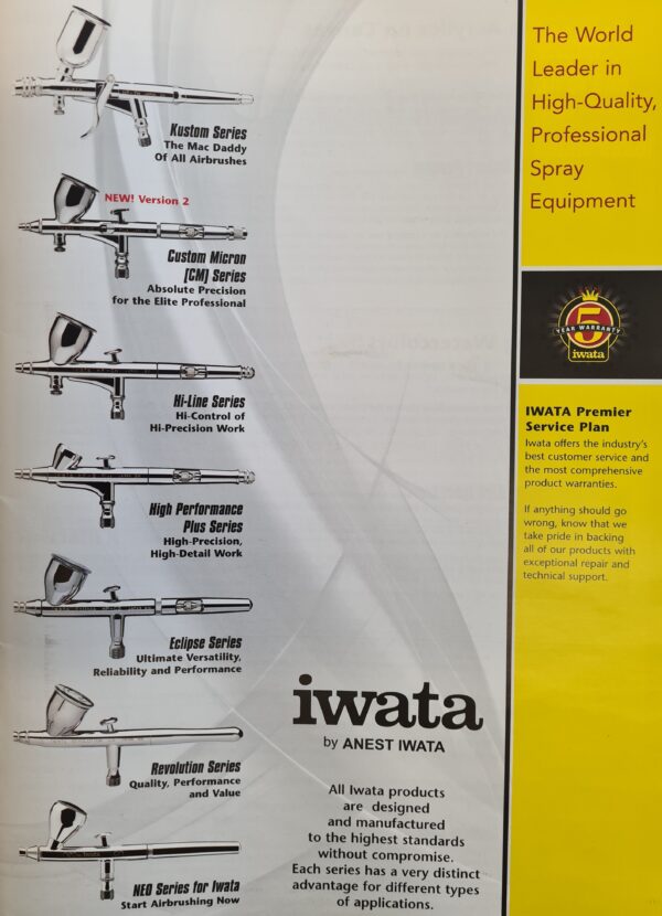 IWATA Airbrushes auf Bestellung lieferbar